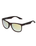 The Sinner Sunglasses Rockford Sunglasses in Matte Brown & Yellow Oil