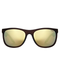 The Sinner Sunglasses Rockford Sunglasses in Matte Brown & Yellow Oil