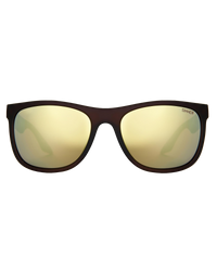 The Sinner Sunglasses Rockford Sunglasses in Matte Brown & Yellow Oil