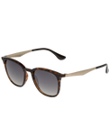 The Sinner Sunglasses Cowell Sunglasses in Brown, Yellow Tort & Green Mirror