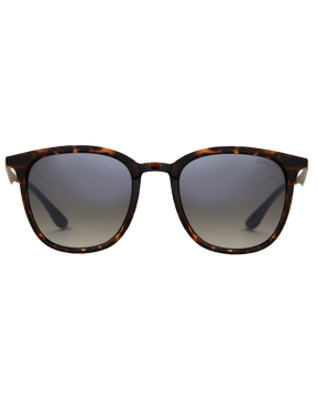 The Sinner Sunglasses Cowell Sunglasses in Brown, Yellow Tort & Green Mirror