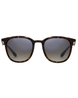 The Sinner Sunglasses Cowell Sunglasses in Brown, Yellow Tort & Green Mirror