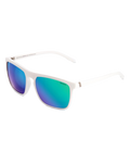 The Sinner Sunglasses Thunder 2 Sunglasses in White & Green