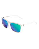 The Sinner Sunglasses Thunder 2 Sunglasses in White & Green