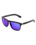 The Sinner Sunglasses Thunder X Sunglasses in Black & Blue Oil