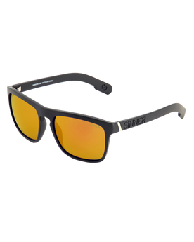 The Sinner Sunglasses Thunder X Polarised Sunglasses in Black & Gold Mirror