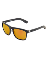 The Sinner Sunglasses Thunder X Polarised Sunglasses in Black & Gold Mirror