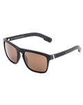 The Sinner Sunglasses Thunder X Sunglasses in Matte Black & Gold Mirror