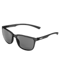 The Sinner Sunglasses Komo Sunglasses in Matte Cry Black & Smoke Flash Mirror