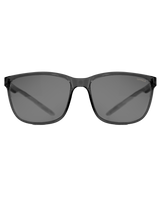 The Sinner Sunglasses Komo Sunglasses in Matte Cry Black & Smoke Flash Mirror