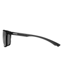 The Sinner Sunglasses Komo Sunglasses in Matte Cry Black & Smoke Flash Mirror