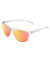 The Sinner Sunglasses Komo Sunglasses in Matte Cry Clear & Orange Oil