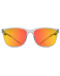 The Sinner Sunglasses Komo Sunglasses in Matte Cry Clear & Orange Oil