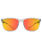 The Sinner Sunglasses Komo Sunglasses in Matte Cry Clear & Orange Oil