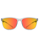 The Sinner Sunglasses Komo Sunglasses in Matte Cry Clear & Orange Oil