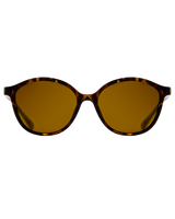 The Sinner Sunglasses Mono Sunglasses in Cry Yellow Tort & Brown Gold Mirror