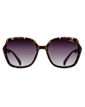 The Sinner Sunglasses Montara Polarised Sunglasses in Matte Dual Olive Tortoise & Gradient Green