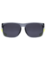 The Sinner Sunglasses Spike Sunglasses in Grey, Yellow & Smoke Flash Mirror