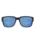 The Sinner Sunglasses Knoll Polarised Sunglasses in Matte Black & Blue Oil