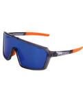 The Sinner Sunglasses Oasis Sport Sunglasses in Matte Cry Grey & Blue Oil