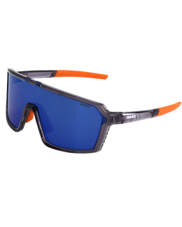 The Sinner Sunglasses Oasis Sport Sunglasses in Matte Cry Grey & Blue Oil