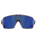 The Sinner Sunglasses Oasis Sport Sunglasses in Matte Cry Grey & Blue Oil