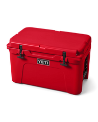 The Yeti Tundra 45 Cooler in Rescue Red