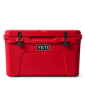 The Yeti Tundra 45 Cooler in Rescue Red