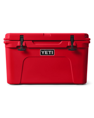 The Yeti Tundra 45 Cooler in Rescue Red