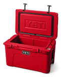 The Yeti Tundra 45 Cooler in Rescue Red