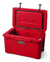 The Yeti Tundra 45 Cooler in Rescue Red