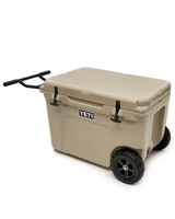 The Yeti Tundra Haul Cooler in Tan