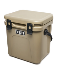 The Yeti Roadie 24 Cooler in Tan