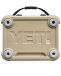 The Yeti Roadie 24 Cooler in Tan