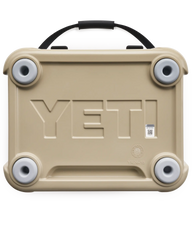 The Yeti Roadie 24 Cooler in Tan