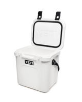 The Yeti Roadie 24 Cooler in White