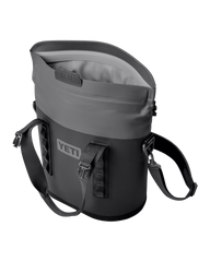 The Yeti Hopper M15 Soft Backpack Cooler in Charcoal