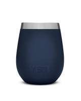 The Yeti Rambler 10oz Wine Tumbler in Navy