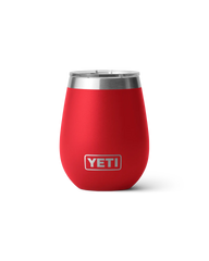 The Yeti Rambler 10oz Wine Tumbler in Rescue Red