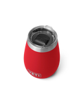 The Yeti Rambler 10oz Wine Tumbler in Rescue Red