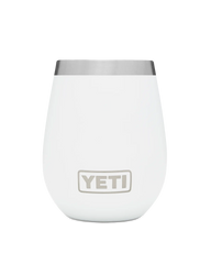 The Yeti Rambler 10oz Wine Tumbler in White