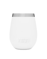 The Yeti Rambler 10oz Wine Tumbler in White