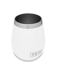 The Yeti Rambler 10oz Wine Tumbler in White