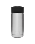 The Yeti Rambler 12oz Bottle With Hot Shot Cap in Steel