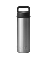 The Yeti Rambler 18oz Bottle with Chug Cap in Stainless Steel