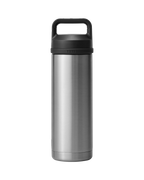 The Yeti Rambler 18oz Bottle with Chug Cap in Stainless Steel