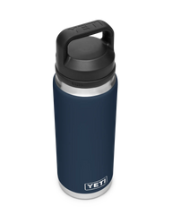 The Yeti Rambler 26oz Bottle with Chug Cap in Navy