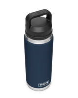 The Yeti Rambler 26oz Bottle with Chug Cap in Navy