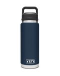 The Yeti Rambler 26oz Bottle with Chug Cap in Navy