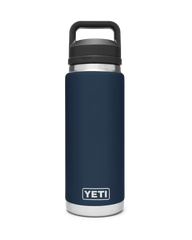 The Yeti Rambler 26oz Bottle with Chug Cap in Navy